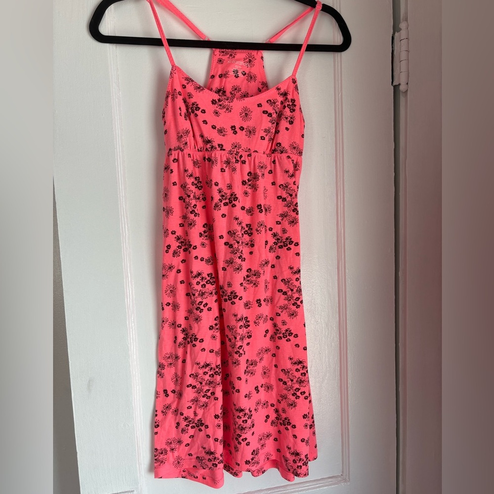 VTG Y2K Xhilaration Pink Daisy Floral Slip Dress Nightgown XS Coquette